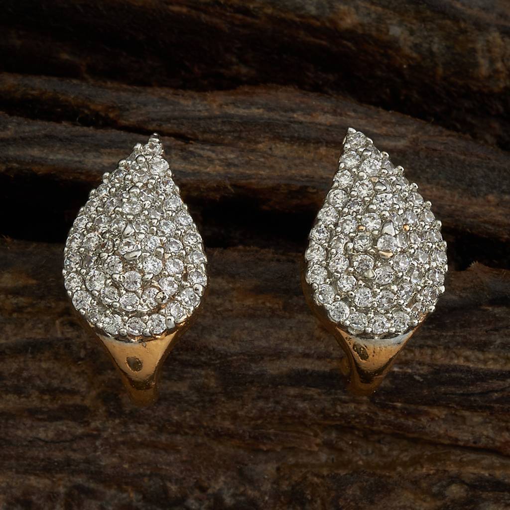 Kushal'S Fashion Jewellery-Plated Party Zircon Studs-170704 : 411238