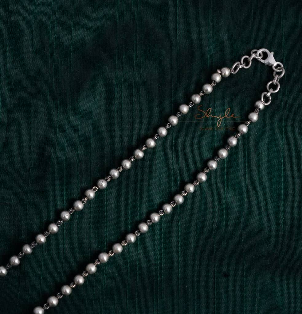Anvaya Embossed Classic Necklace : SN152-1-1-1-1-2-1
