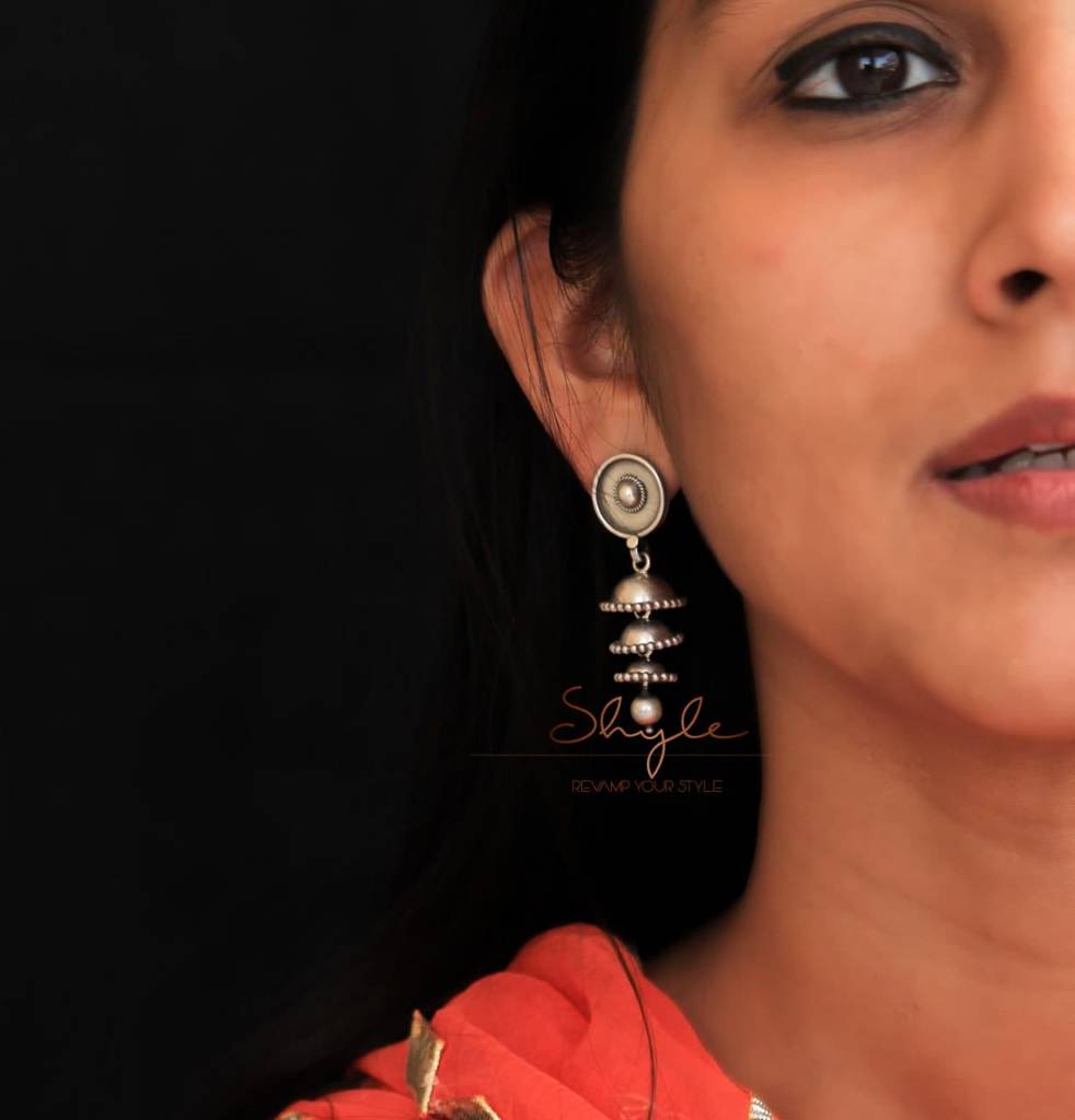 Moh Matte Versatile Layered Jhumki : SE1019