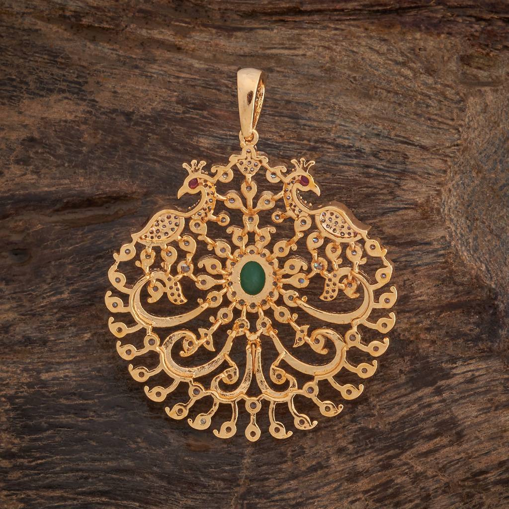 Kushal'S Fashion Jewellery Plated Party Zircon Pendant -178603 : 427638