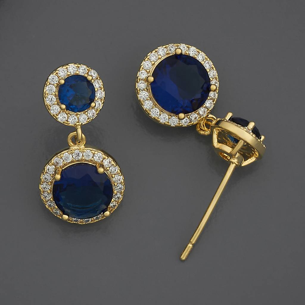 Kushal'S Fashion Jewellery Party Zircon Drop Earrings-185966 : 443517