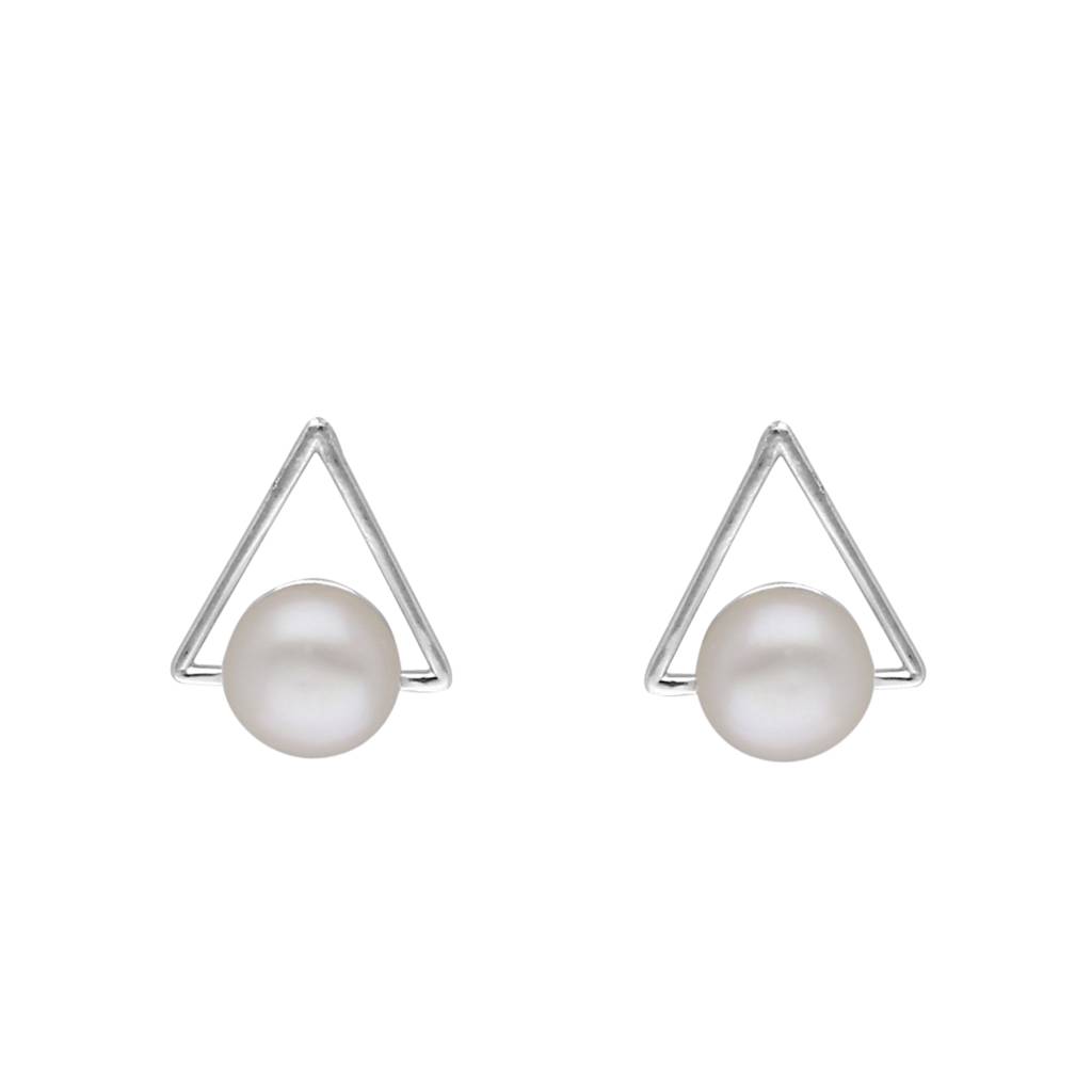 Iconic 925 Silver Stud Earrings : JPMAY-22-105