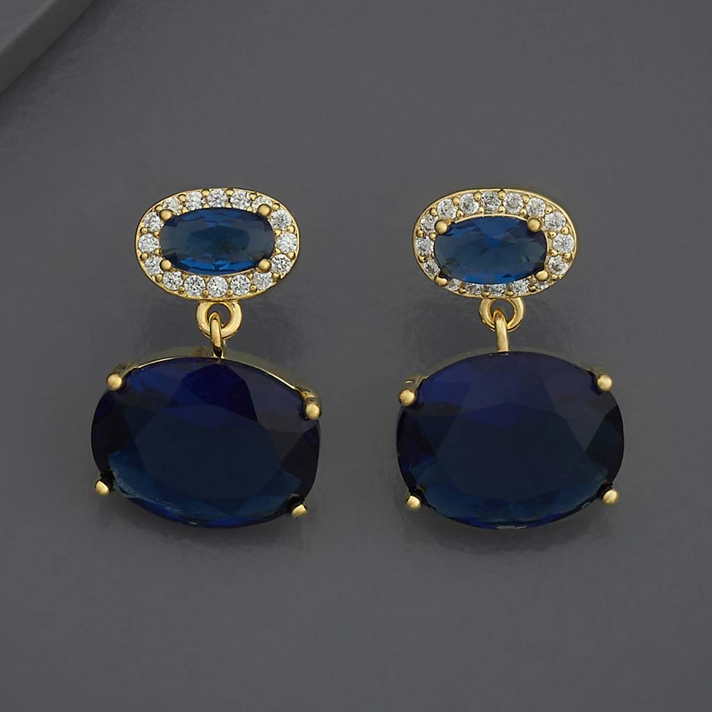 Kushal'S Fashion Jewellery Party Zircon Drop Earrings-186187 : 444043