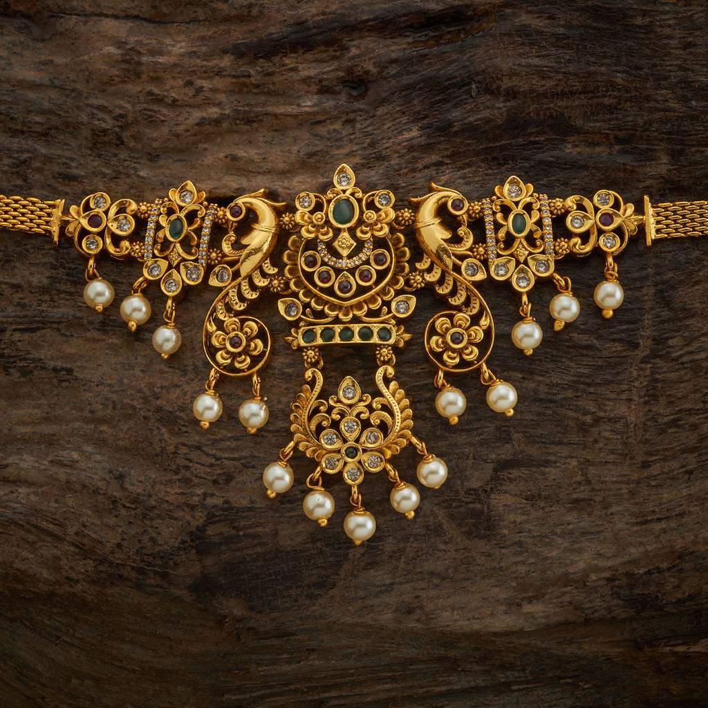 Kushal'S Fashion Jewellery Plated Ethnic Antique Bajuband-170397 : 410257