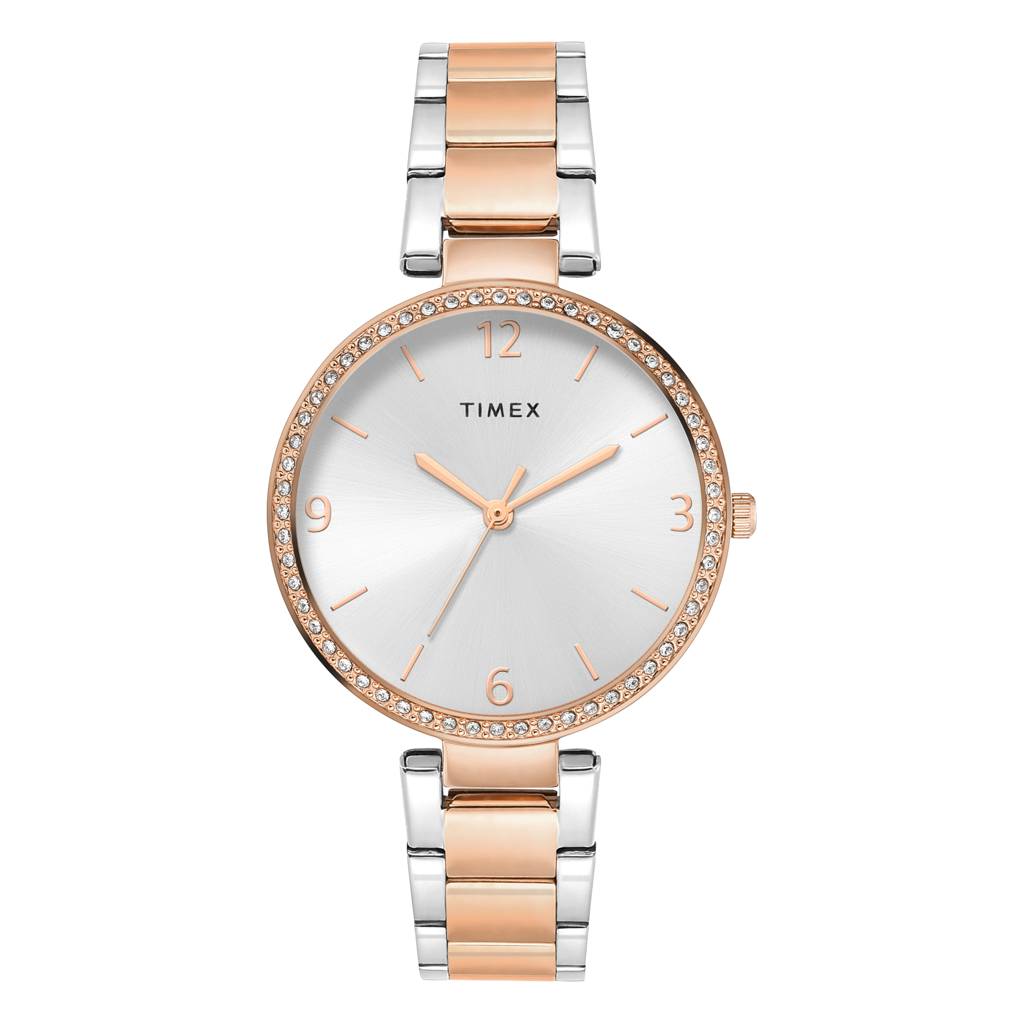 Timex Trendline Round 35Mm Analog Women Watch - Twel18718 : TWEL18720