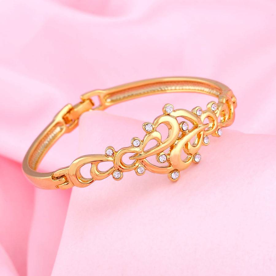 Estele Gold Plated Magnificent Bracelet For Women : 101225BR