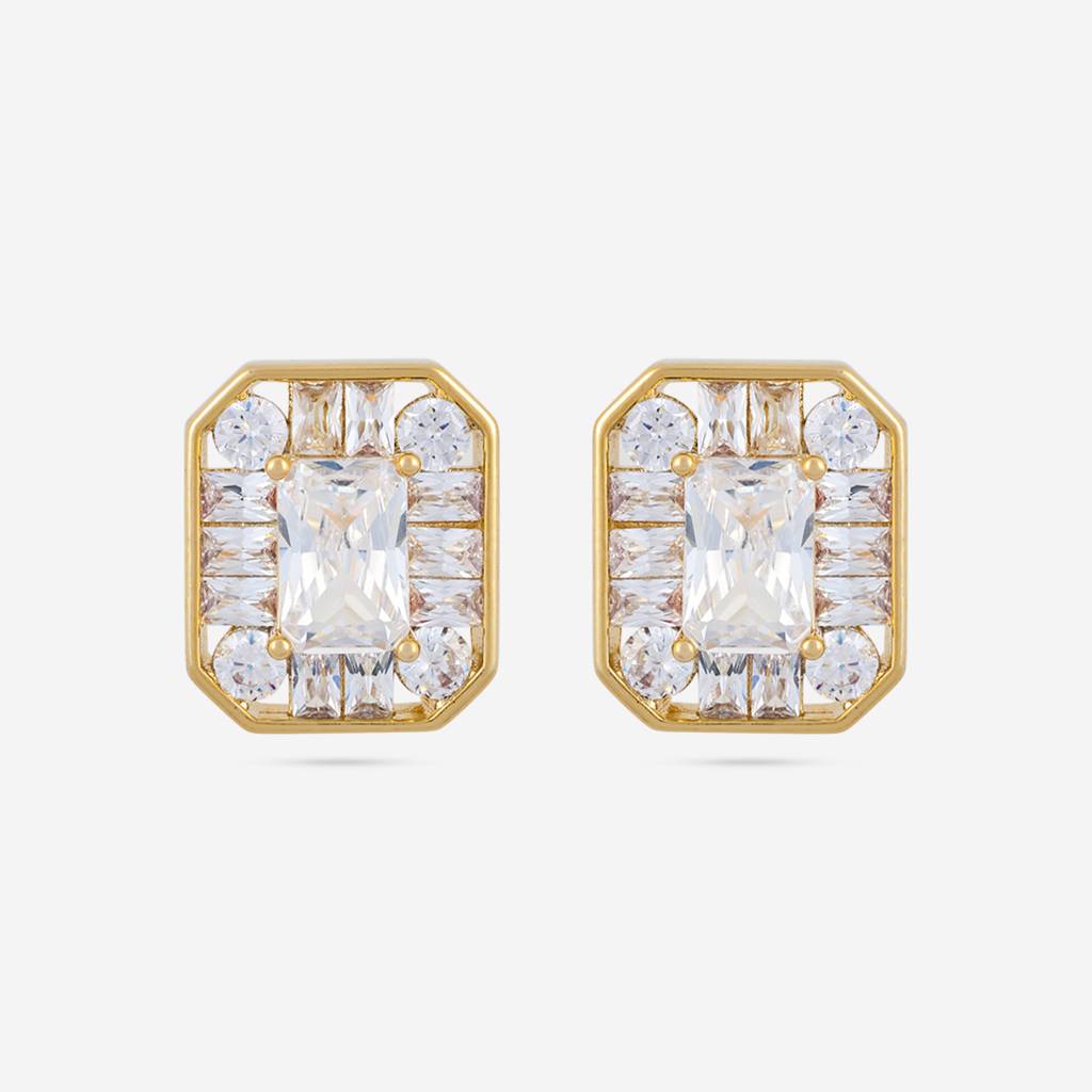 Kushal'S Fashion Jewellery Plated Party Trendy Zircon Studs-187412 : 446483