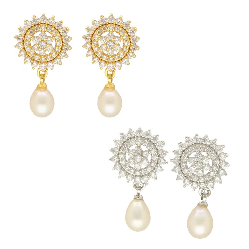 Esita Pearl Earrings Pack 2 : JPD-24-07