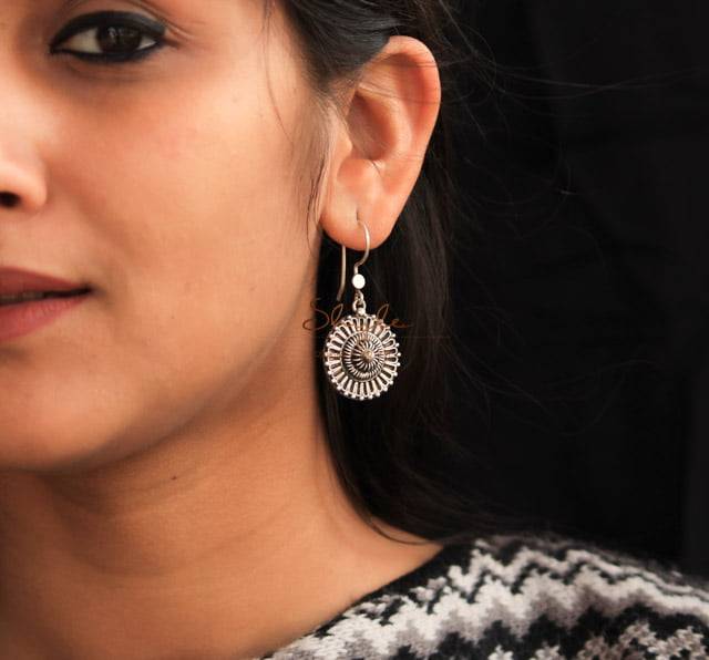 Adya Intricate Drop Earrings : SE5016-1-1-1