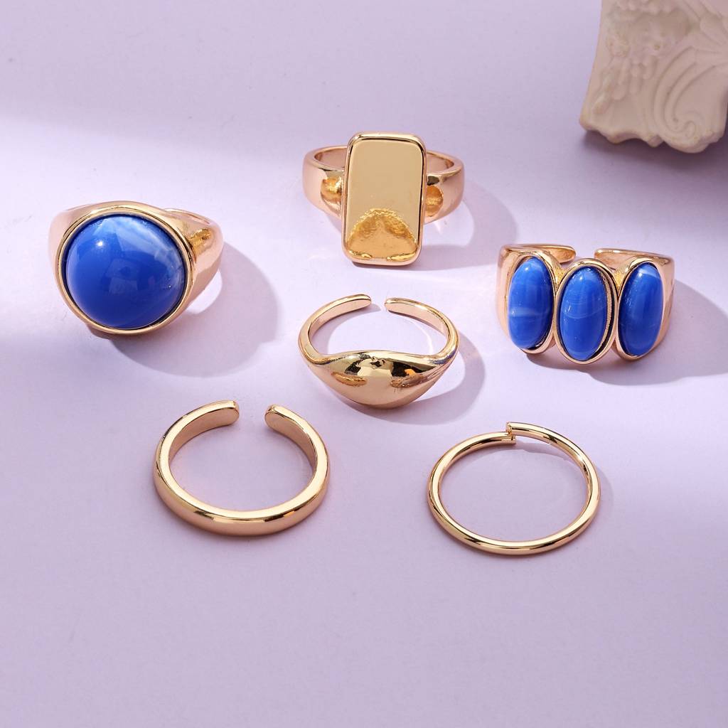 Set Of 6 Streetwise Rings : RC62860