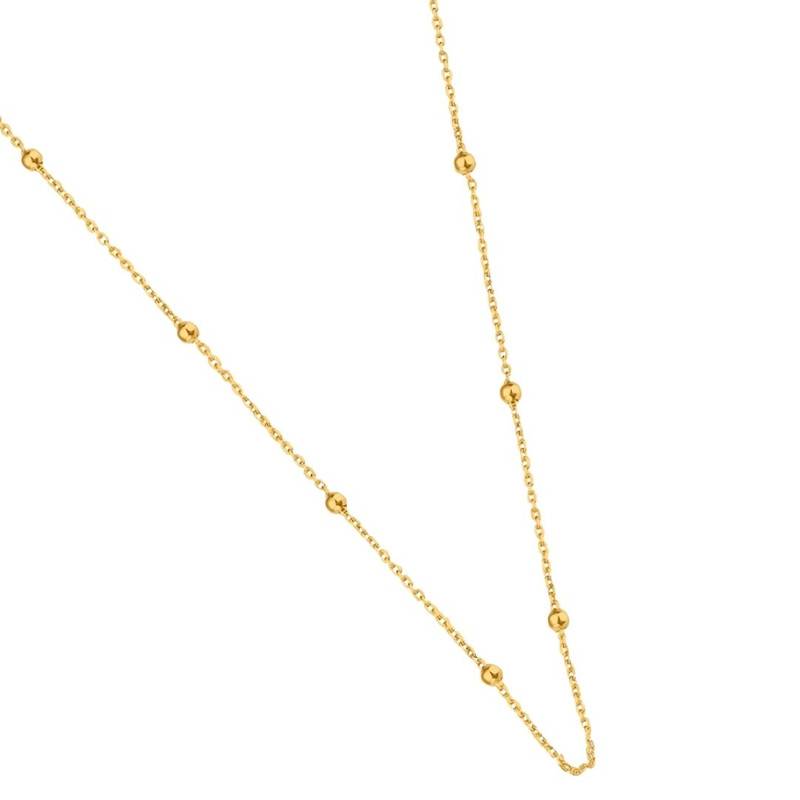 Trisu 925 Sterling Silver Gold-Plated Hope Chain : TSCH-HOP-18-18G-5108