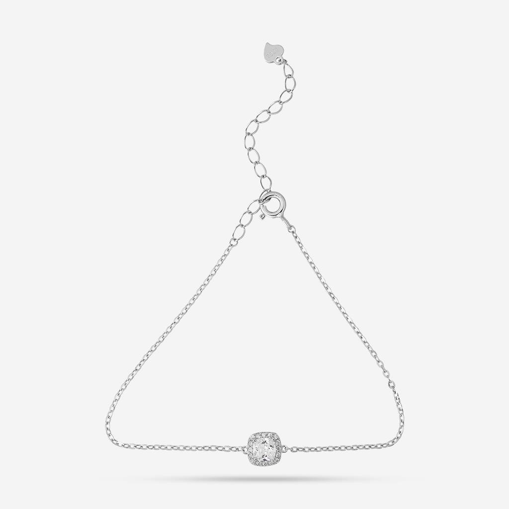 Kushal'S Fashion Jewellery Plated Party 92.5 Sterling Silver Bracelet -191385 : 453513