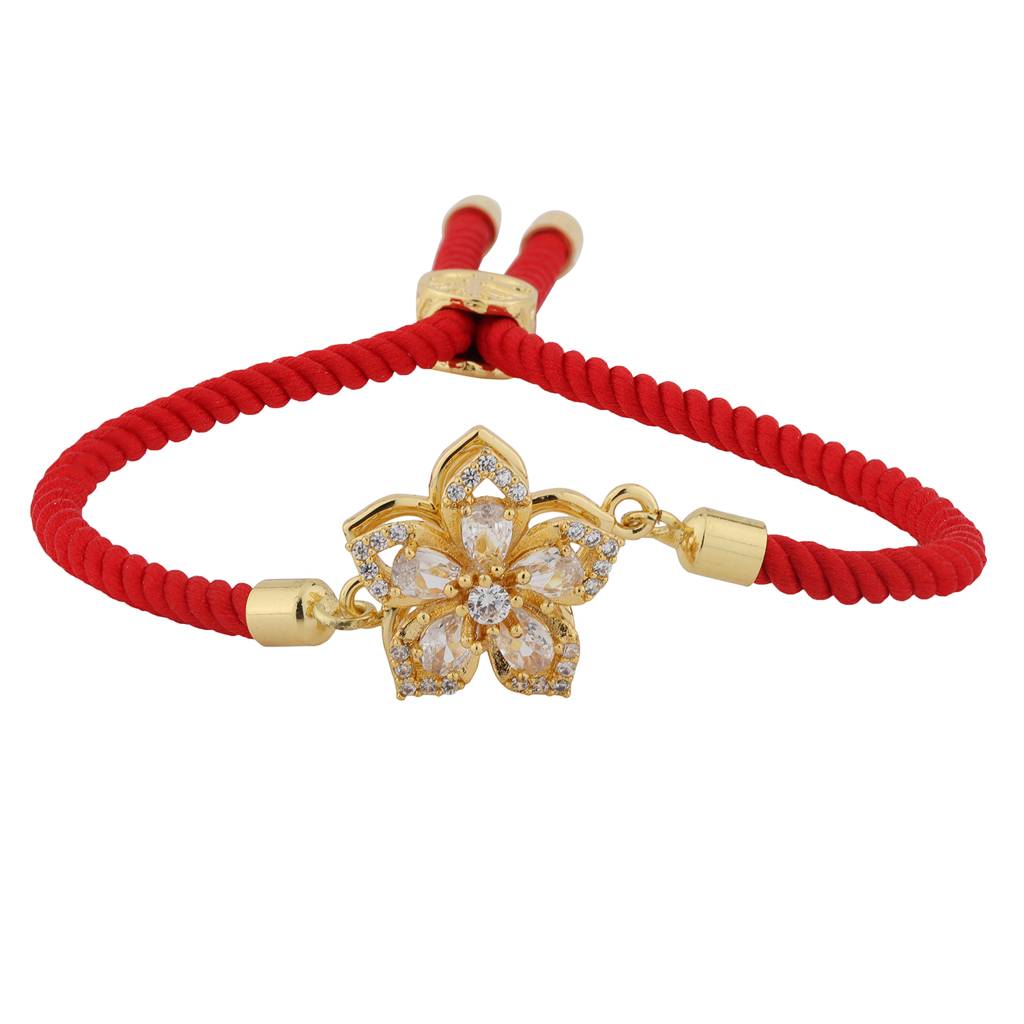 Floral Love Bracelet Sister Rakhi : 8905124561203