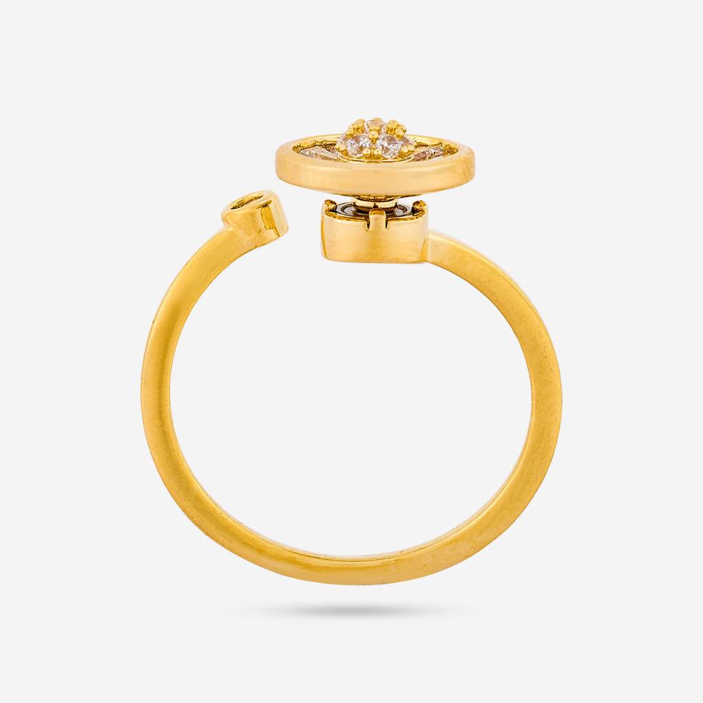 Kushal'S Fashion Jewellery -Plated Party Trendy Zircon Finger Ring -192459 : 455151