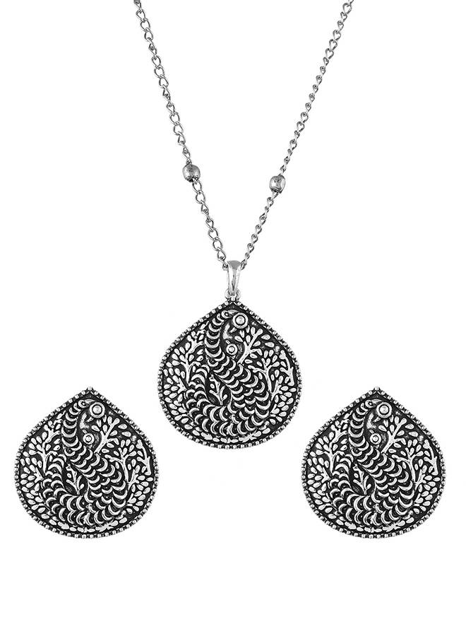 Morni Mayil Pendant Set : 8905124520828