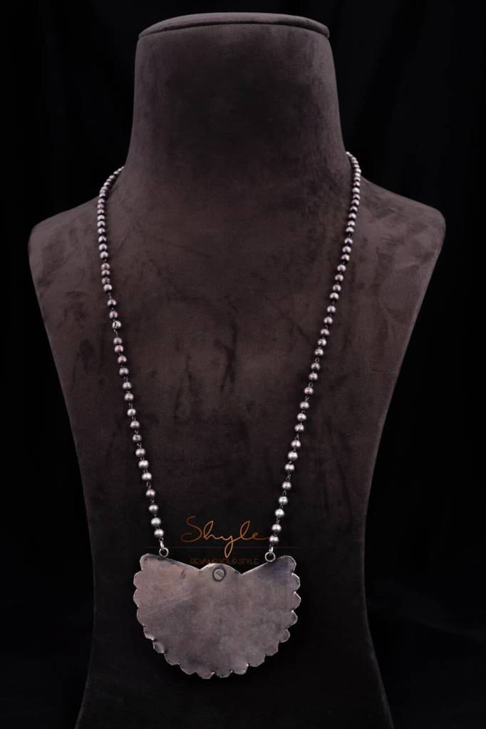 Anvaya Embossed Classic Necklace : SN152-1-1-1-1-2-1