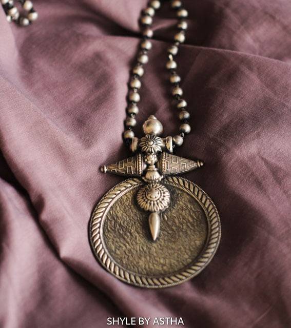 Mizoya Textured Classic Necklace : SN104