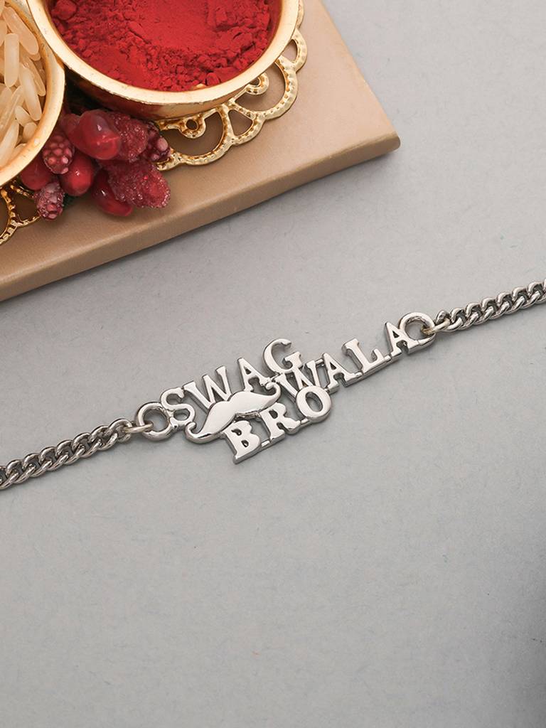 Swag Wala Bro Bracelet Style Rakhi : 8905124463835