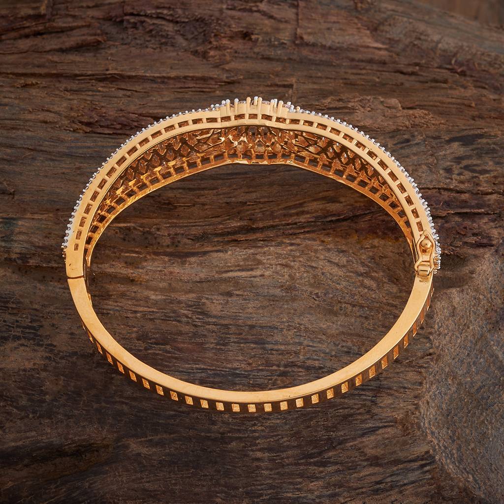 Kushal'S Fashion Jewellery  Plated Party Zircon Kada-178474 : 427456