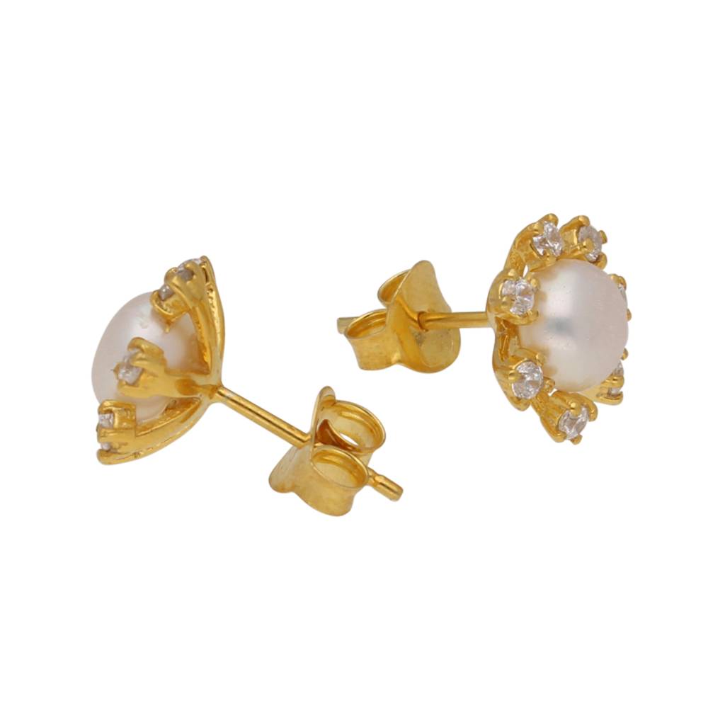 Zora 925 Silver Stud Earrings : JPMAY-22-103