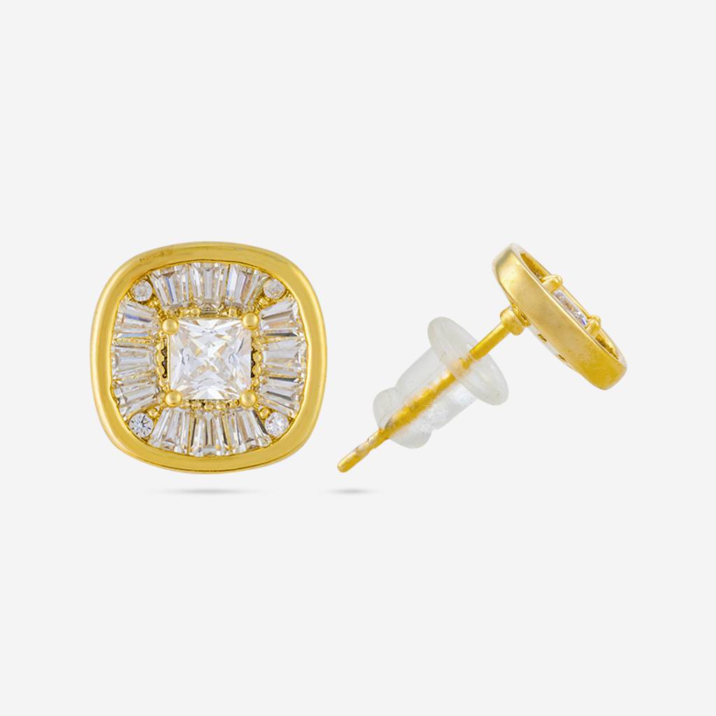 Kushal'S Fashion Jewellery Plated Party Trendy Zircon Studs-187413 : 446486