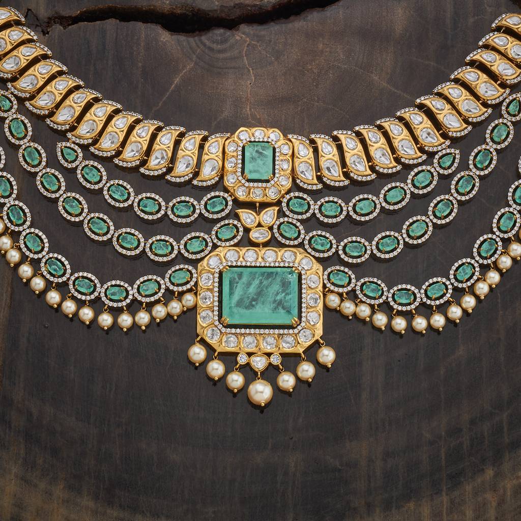 Ethnic Kundan Necklace-180287 : 430886