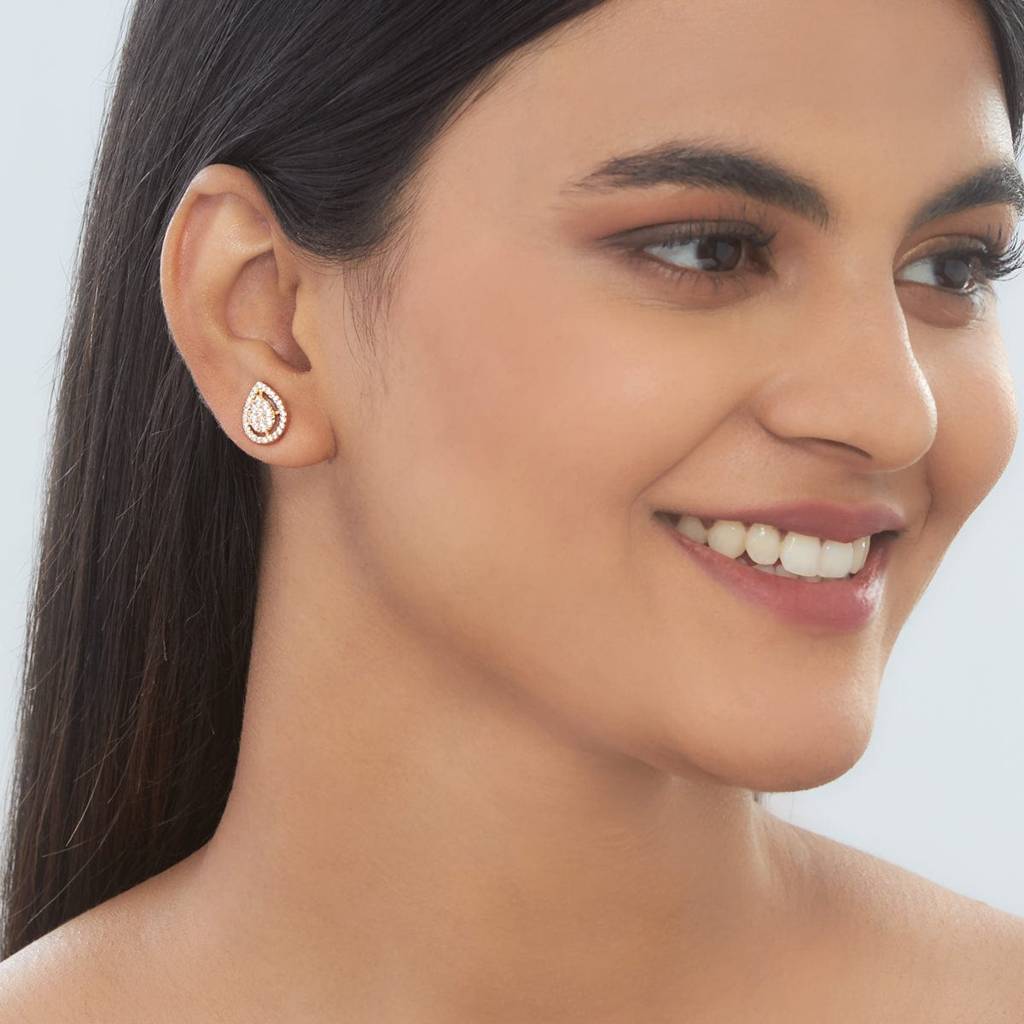Kushal'S Fashion Jewellery Plated Party Zircon Studs-143203 : 353809