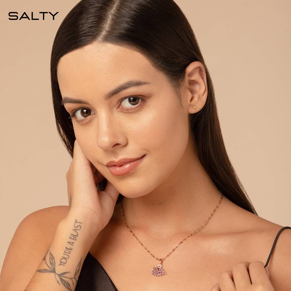 Millenia Dancing Swan Necklace : NS11592