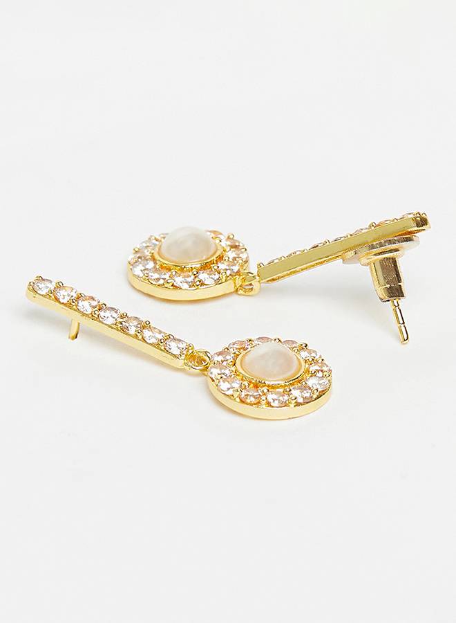 Pearl Drop Earrings : 8905124438420