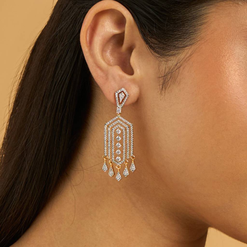Kushal'S Fashion Jewellery Contemporary Drop Earrings-180334 : 431107