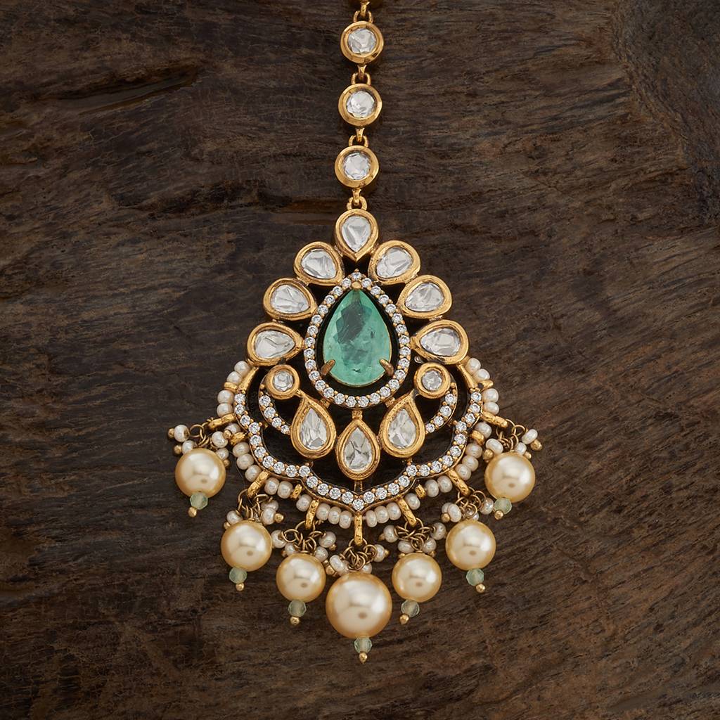 Ethnic Kundan Maang Tikka-164054 : 400593