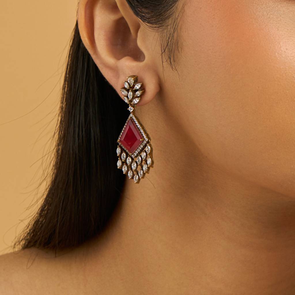 Kushal'S Fashion Jewellery Contemporary Drop Earrings-178439 : 427246