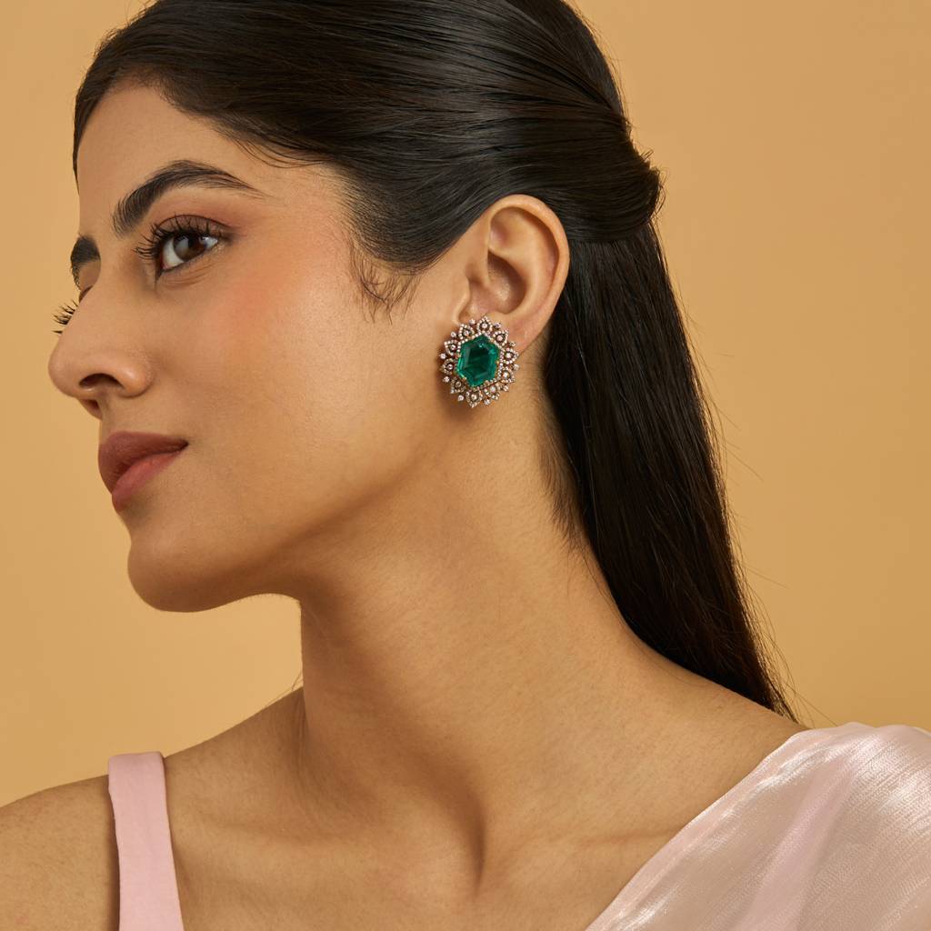 Kushal'S Fashion Jewellery Contemporary Studs Earrings-178457 : 427265