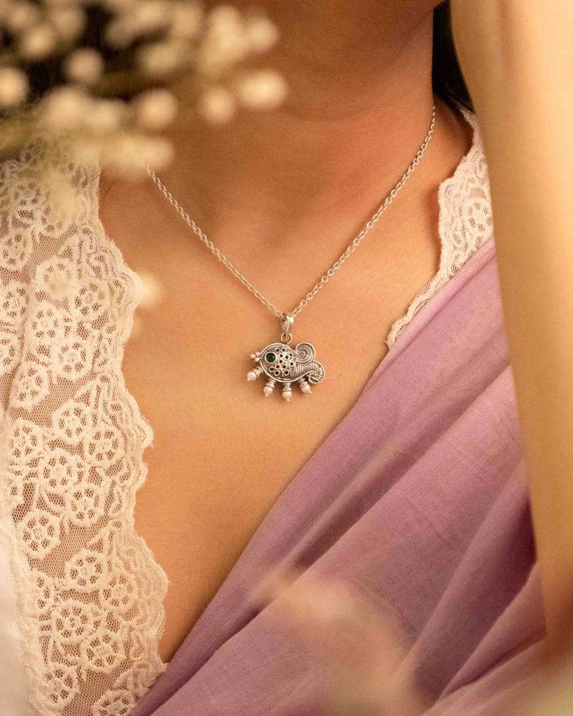 Adya Matsaya Intricate Necklace : SN743