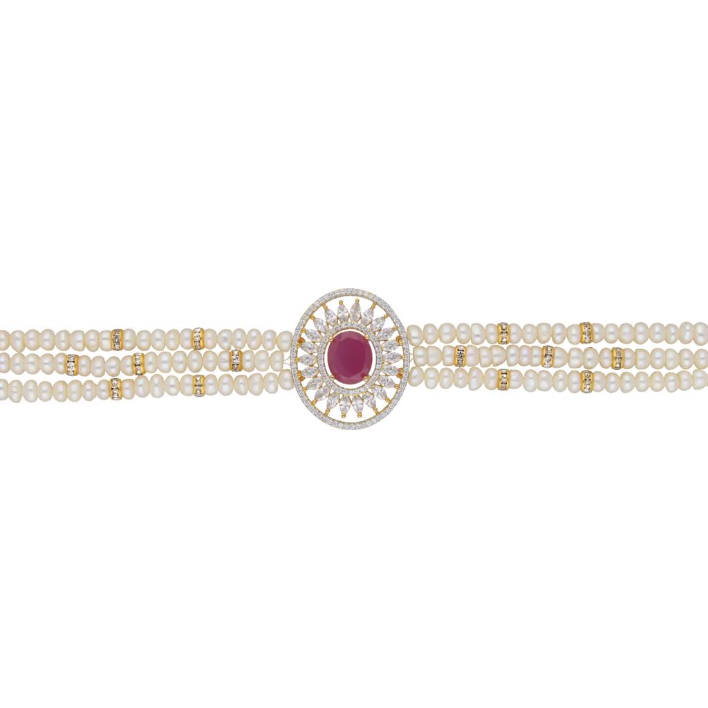 Kashvi Pearl Choker : JPFEB-22-92