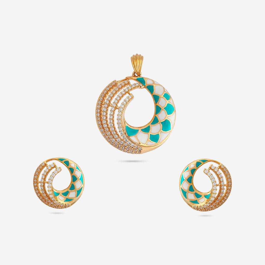 Party Zircon Pendant Set-184737 : 449100