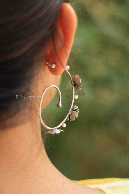 Moh Flora Spiral Earrings : SE8902