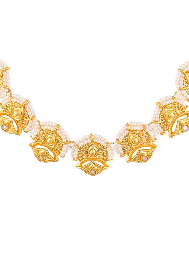 Aradhana Damini Necklace Set : 8905124510720