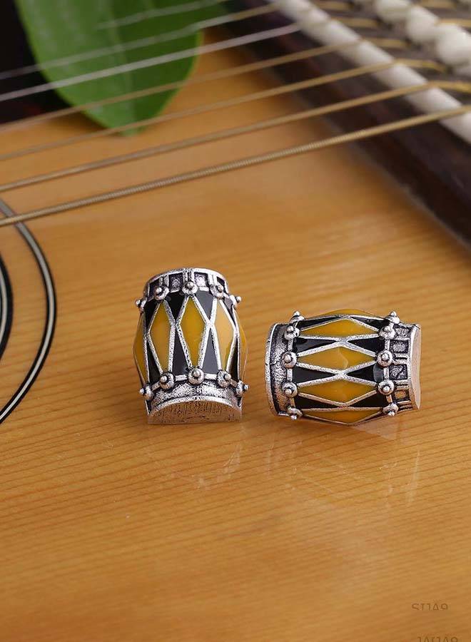Taal Mridang Dholki Stud Earrings : 8907617985848