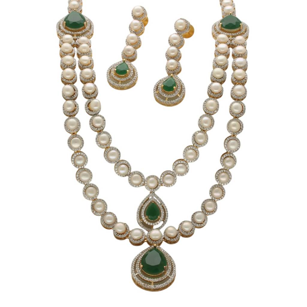 Queenmare Elegance Pearl Necklace Set : JPJUN-25-010
