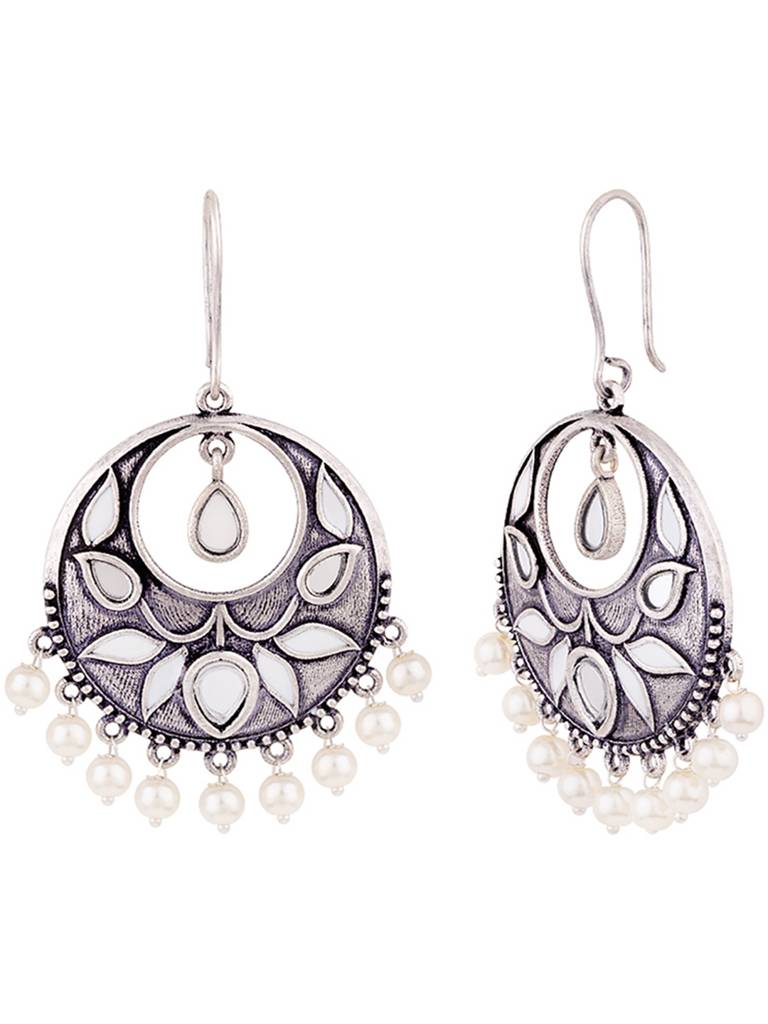 Amaira Ethnic Hoop Earrings : 8907617978208