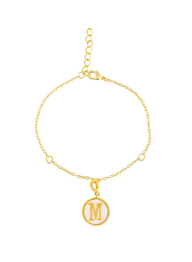 Valentine'S Day Collection Alphabet White Enamel Charm : 8905124491623