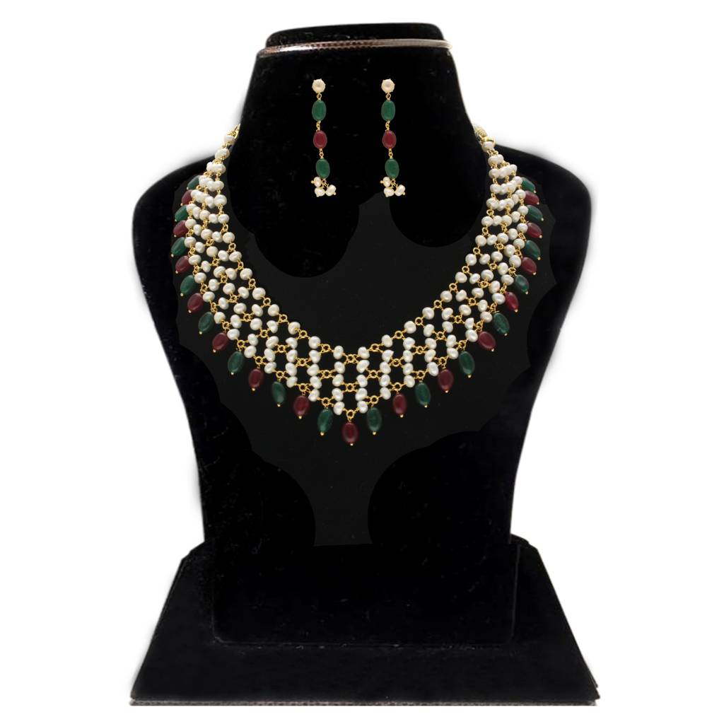 Kashvi 1 Line Pearl Necklace : JPAPL-23-27