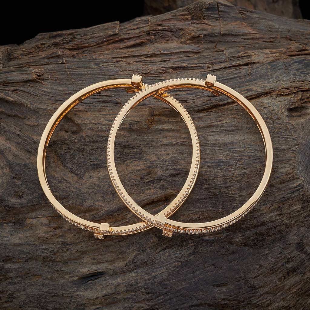 Kushal'S Fashion Jewellery Zircon Bangle : 390517