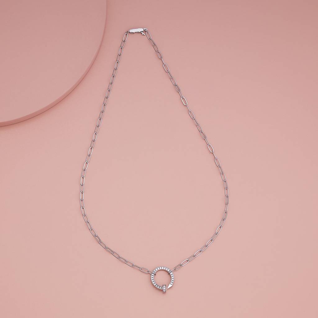 Kushal'S Fashion Jewellery  Plated Party Trendy Zircon Necklace-186786 : 445307