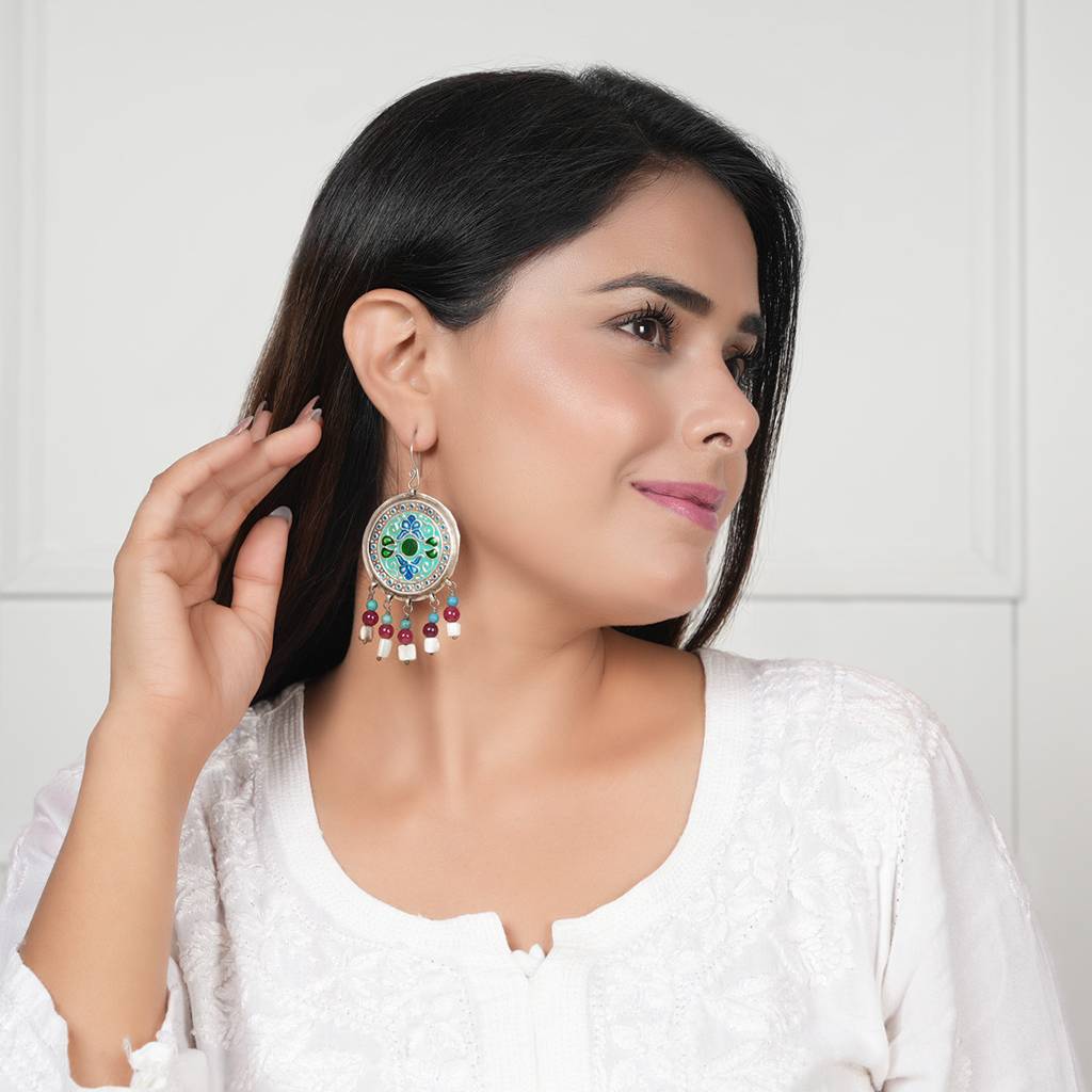 Afghan Earrings For Women : SSE842