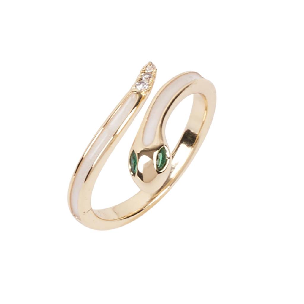 Alys Green Gold Ring : RS13529-G
