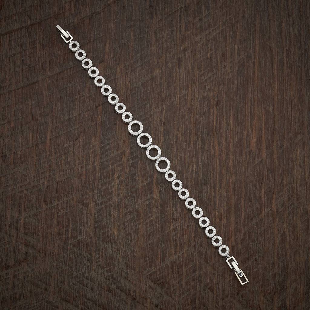 Kushal'S Fashion Jewellery Plated Party Zircon Bracelet-186636 : 445052