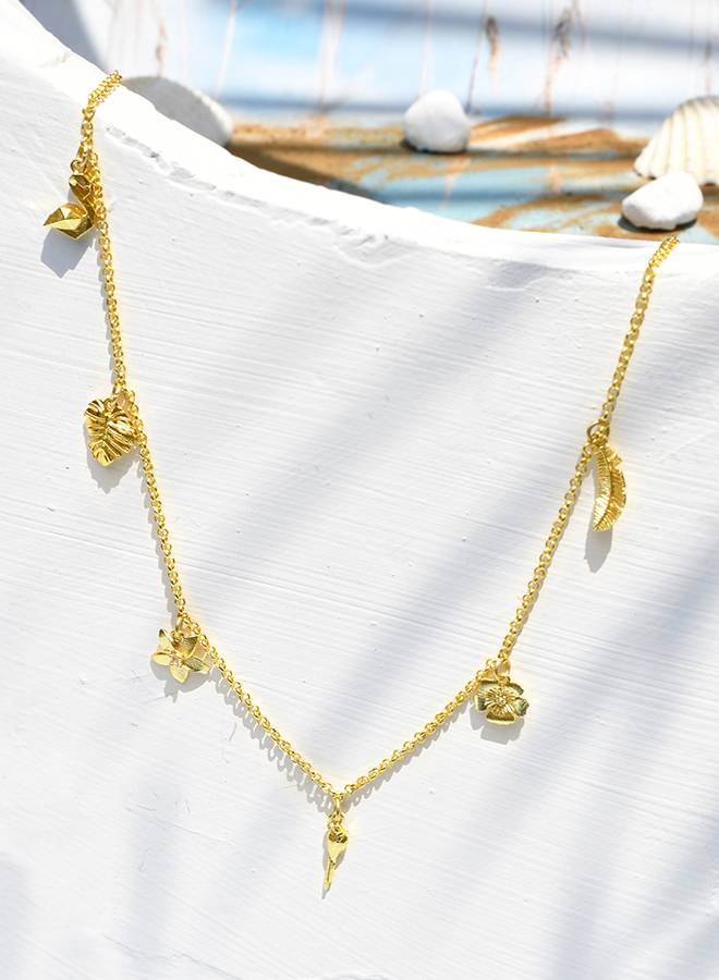 Hawaii Voylla Jewellery Bracelets Buy Voylla Gold-Plated Hawaii