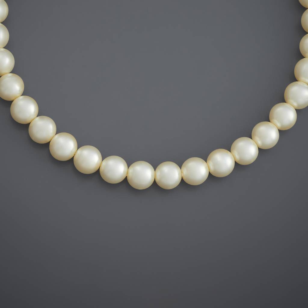 Kushal'S Fashion Jewellery Pearl Gold-Plated Party Zircon Short Necklace-438725 : 438725